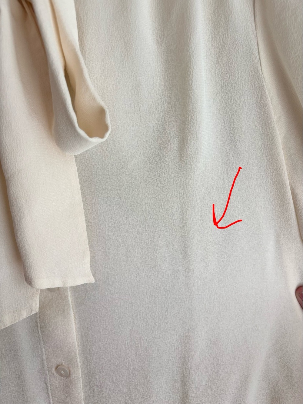 & Other Stories Paris Atelier Silk Cream Tie Neck Bow Blouse Shirt Size 0 XS - Picture 5 of 7
